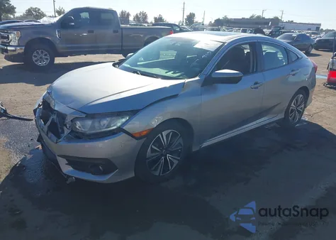 2017 Honda Civic Ex-L из США, поврежденный, VIN 19XFC1F78HE207105